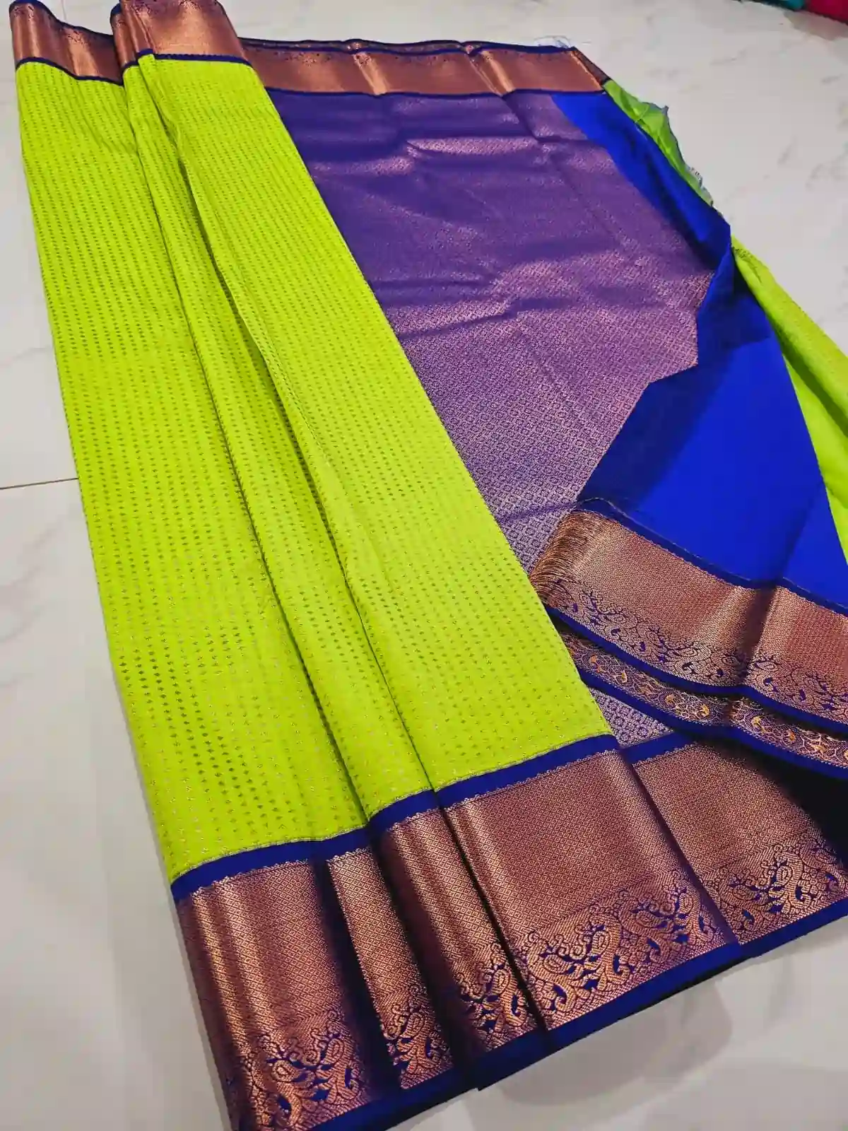 Kanchipuram blended jakad silk sarees sri madheswaran silks